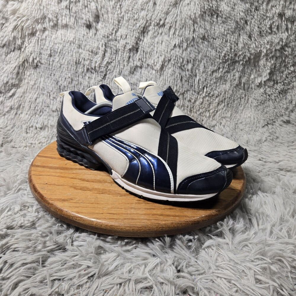 Puma Mens Silicis Lite Running Sneaker Grey Blue Black Athletic Training Size 13